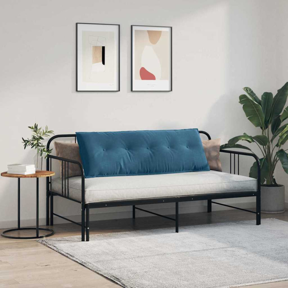 Produktbild för Ryggkudde Blå 140 x 50 cm Kordread tyg