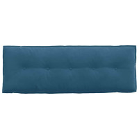 Produktbild för Ryggkudde Blå 140 x 50 cm Kordread tyg