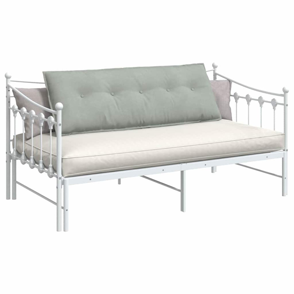 Produktbild för Ryggkudde Ljusgrå 140 x 50 cm Kordread tyg