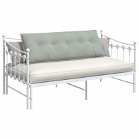 Produktbild för Ryggkudde Ljusgrå 140 x 50 cm Kordread tyg
