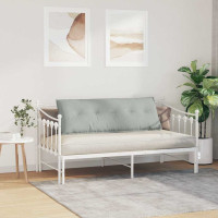 Produktbild för Ryggkudde Ljusgrå 140 x 50 cm Kordread tyg
