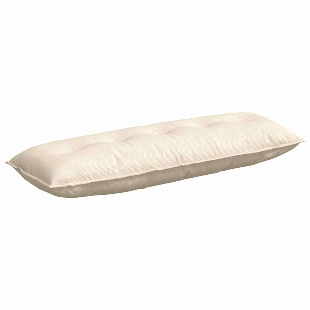 Produktbild för Ryggkudde Kräm 140 x 50 cm Kordread tyg