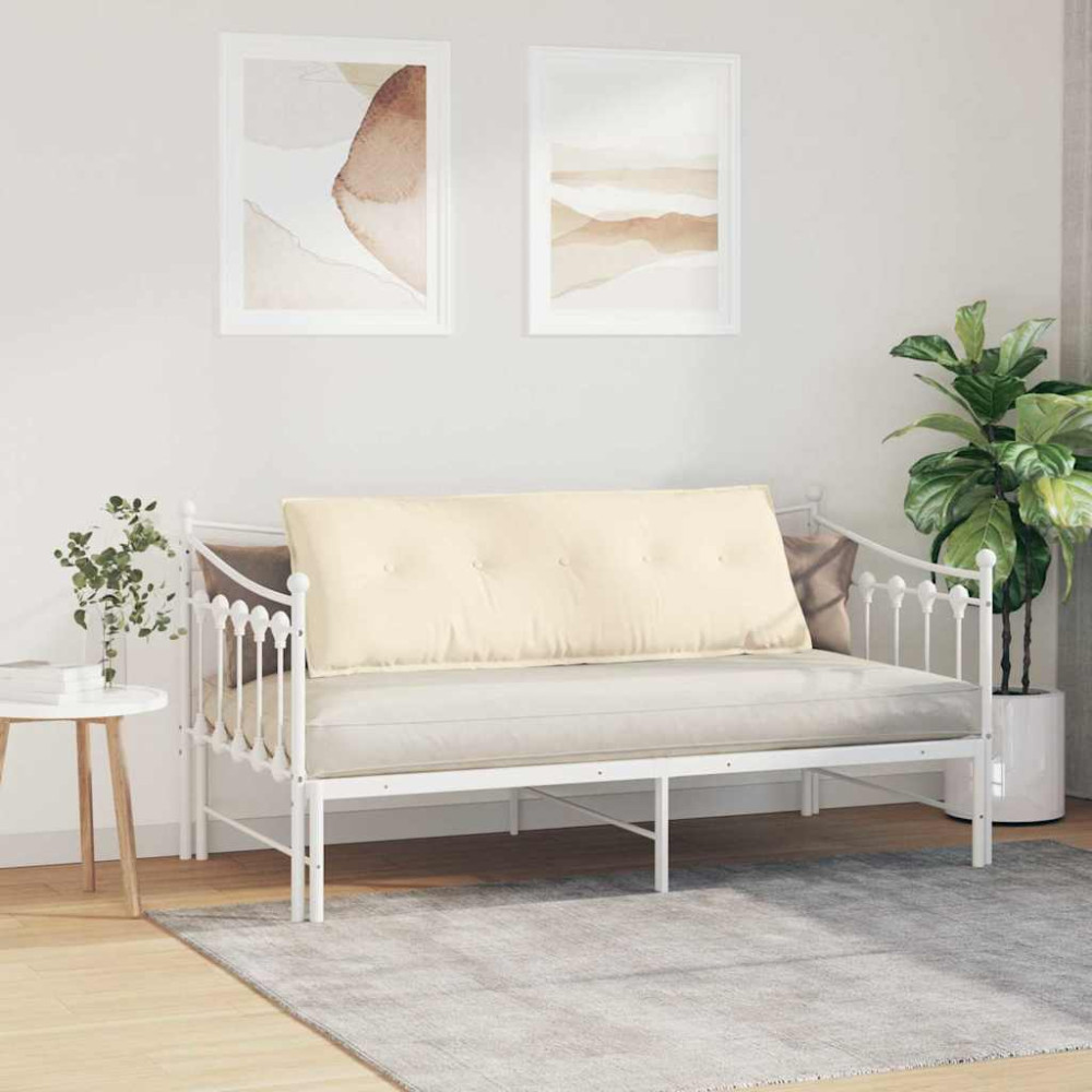 Produktbild för Ryggkudde Kräm 140 x 50 cm Kordread tyg