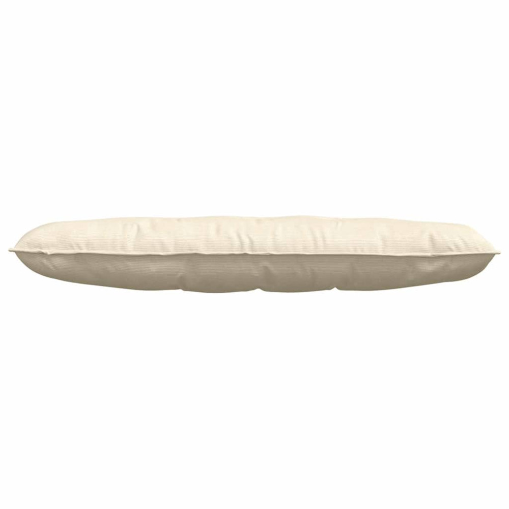 Produktbild för Ryggkudde Kräm 140 x 50 cm Kordread tyg
