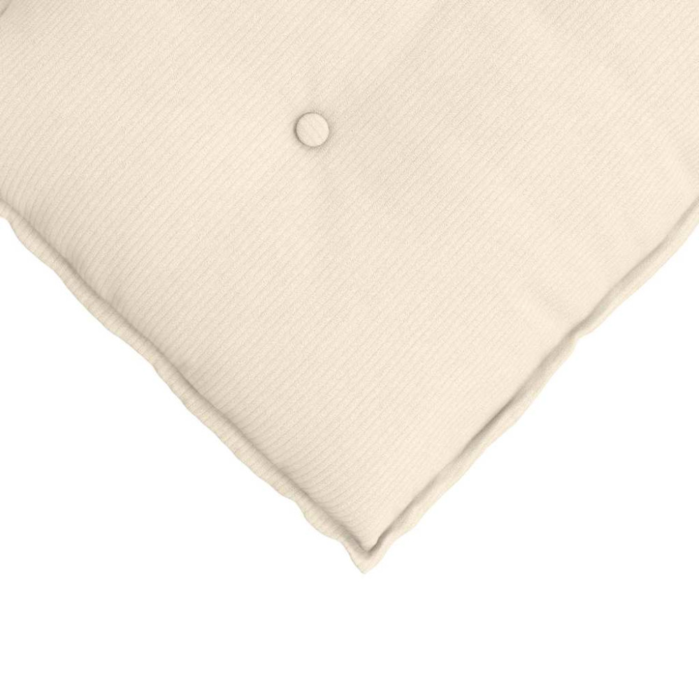 Produktbild för Ryggkudde Kräm 140 x 50 cm Kordread tyg