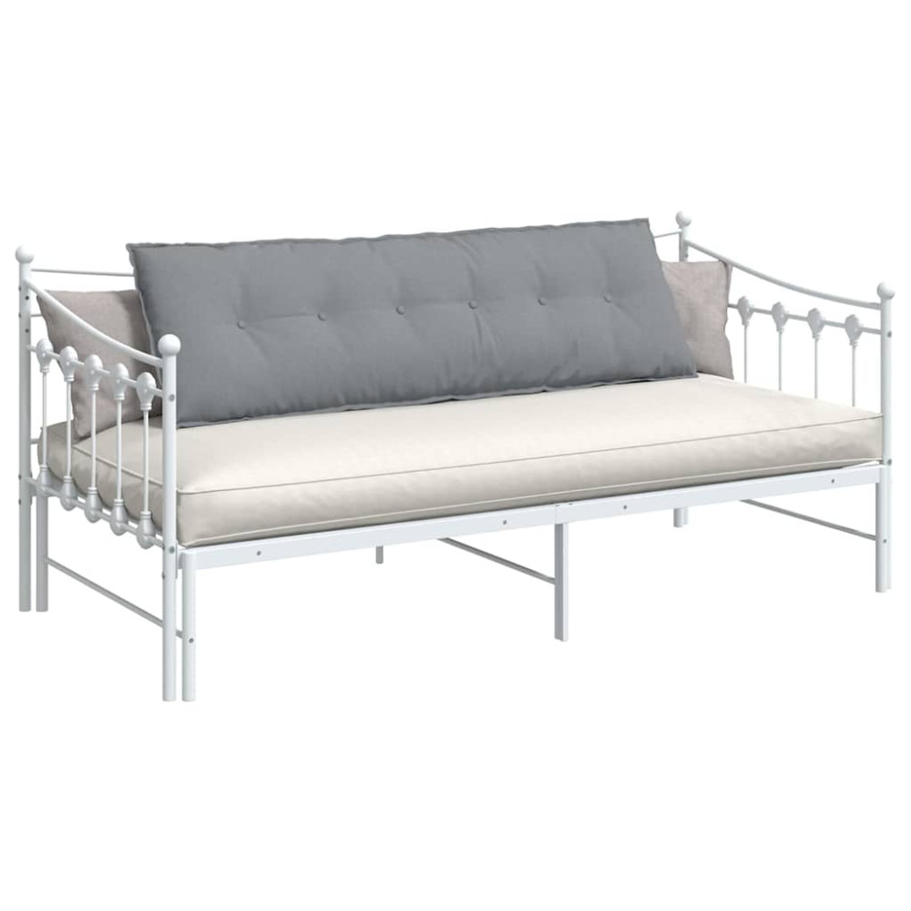 Produktbild för Ryggkudde Ljusgrå 160 x 19 x 50 cm tyg