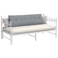 Produktbild för Ryggkudde Ljusgrå 160 x 19 x 50 cm tyg