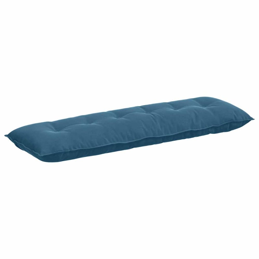 Produktbild för Ryggkudde Blå 160 x 50 cm Kordread tyg