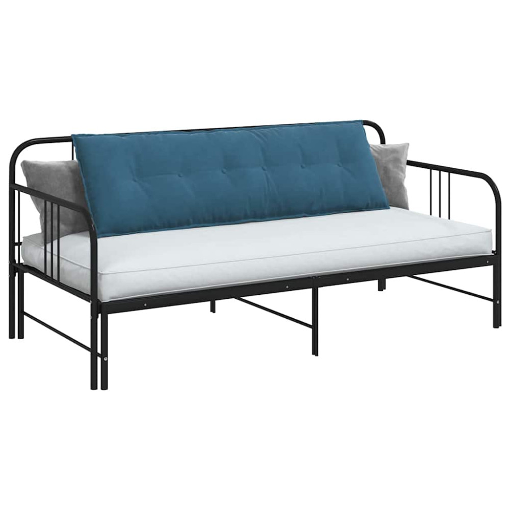 Produktbild för Ryggkudde Blå 160 x 50 cm Kordread tyg