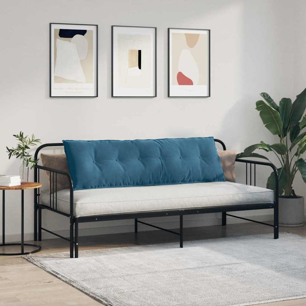 Produktbild för Ryggkudde Blå 160 x 50 cm Kordread tyg