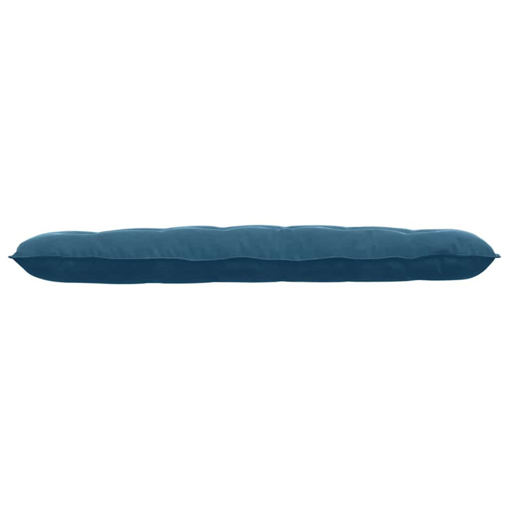 Produktbild för Ryggkudde Blå 160 x 50 cm Kordread tyg