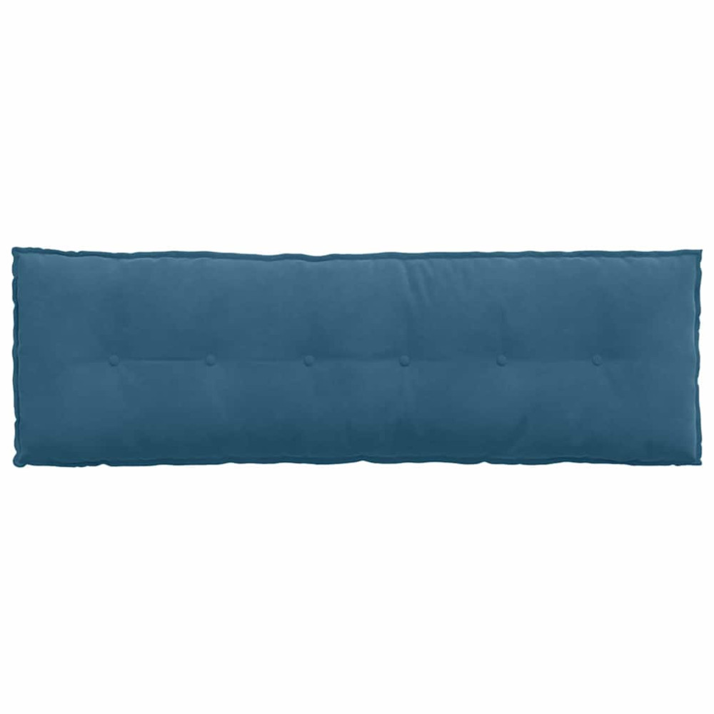 Produktbild för Ryggkudde Blå 160 x 50 cm Kordread tyg