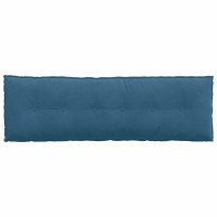 Produktbild för Ryggkudde Blå 160 x 50 cm Kordread tyg