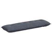 Produktbild för Ryggkudde Mörkgrå 160 x 50 cm Kordread tyg