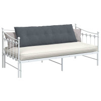 Produktbild för Ryggkudde Mörkgrå 160 x 50 cm Kordread tyg