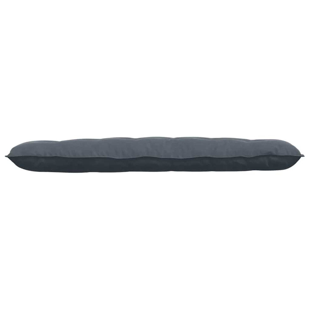 Produktbild för Ryggkudde Mörkgrå 160 x 50 cm Kordread tyg