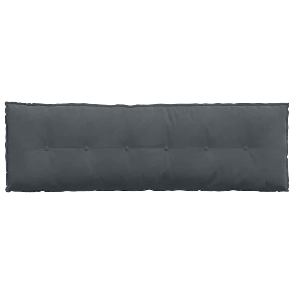 Produktbild för Ryggkudde Mörkgrå 160 x 50 cm Kordread tyg