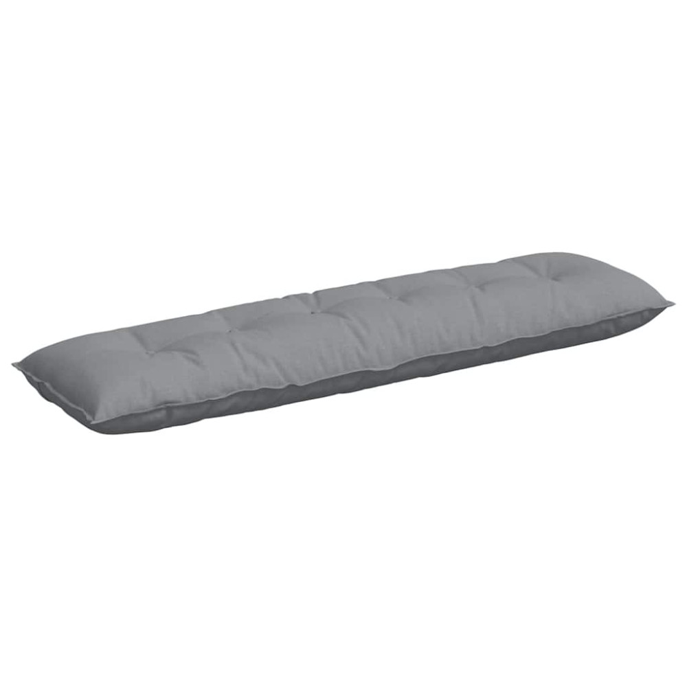 Produktbild för Ryggkudde Ljusgrå 180 x 19 x 50 cm tyg