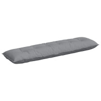 Produktbild för Ryggkudde Ljusgrå 180 x 19 x 50 cm tyg