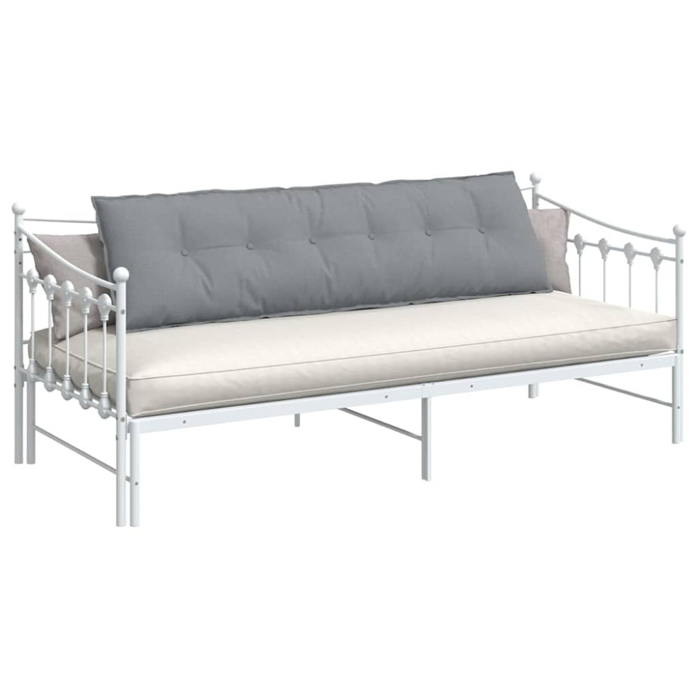 Produktbild för Ryggkudde Ljusgrå 180 x 19 x 50 cm tyg