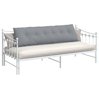 Produktbild för Ryggkudde Ljusgrå 180 x 19 x 50 cm tyg