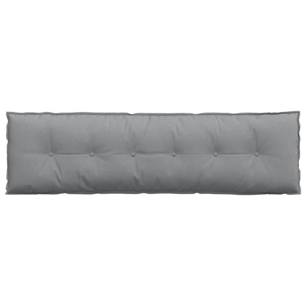 Produktbild för Ryggkudde Ljusgrå 180 x 19 x 50 cm tyg