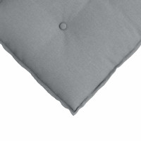 Produktbild för Ryggkudde Ljusgrå 180 x 19 x 50 cm tyg