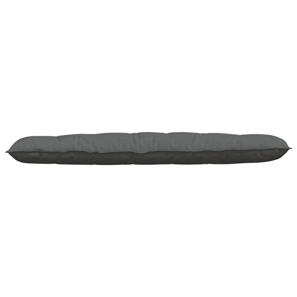 Produktbild för Ryggkudde Mörkgrå 180 x 19 x 50 cm tyg