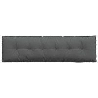 Produktbild för Ryggkudde Mörkgrå 180 x 19 x 50 cm tyg