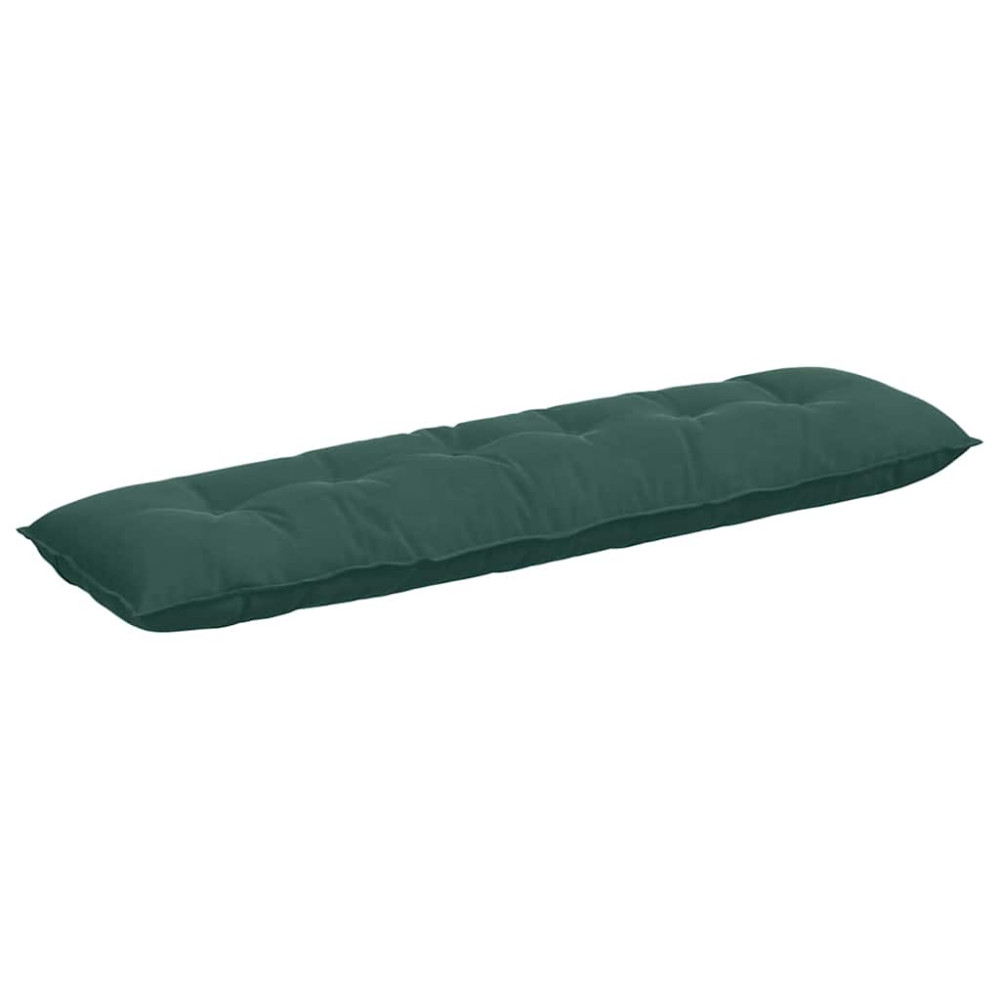 Produktbild för Ryggkudde Mörkgrön 180 x 50 cm Kordread tyg
