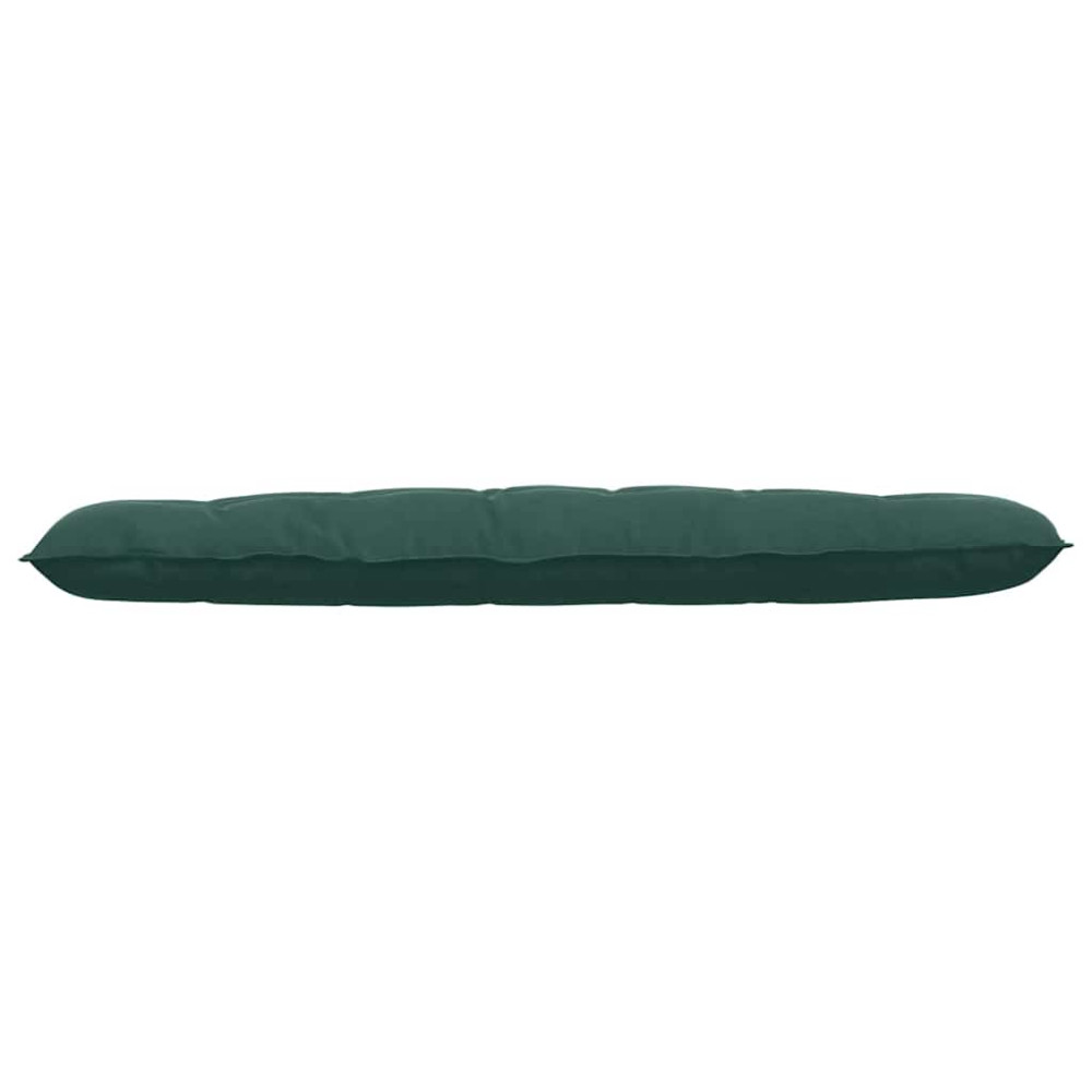 Produktbild för Ryggkudde Mörkgrön 180 x 50 cm Kordread tyg