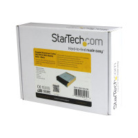 Produktbild för StarTech.com 5.25 in Rugged SATA Hard Drive Mobile Rack Drawer - Aluminum Removable Hard Drive Bay (DRW150SATBK) - förvaringsmobilrack