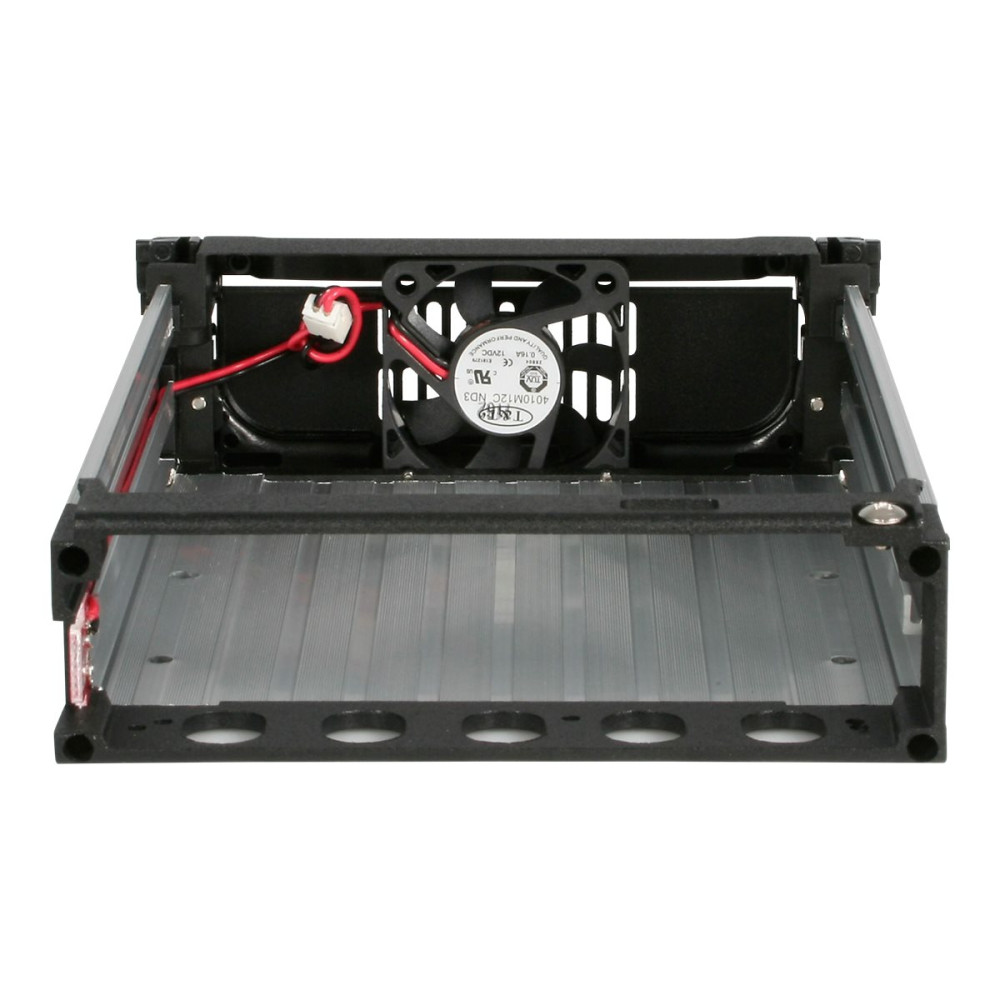 Produktbild för StarTech.com 5.25 in Rugged SATA Hard Drive Mobile Rack Drawer - Aluminum Removable Hard Drive Bay (DRW150SATBK) - förvaringsmobilrack