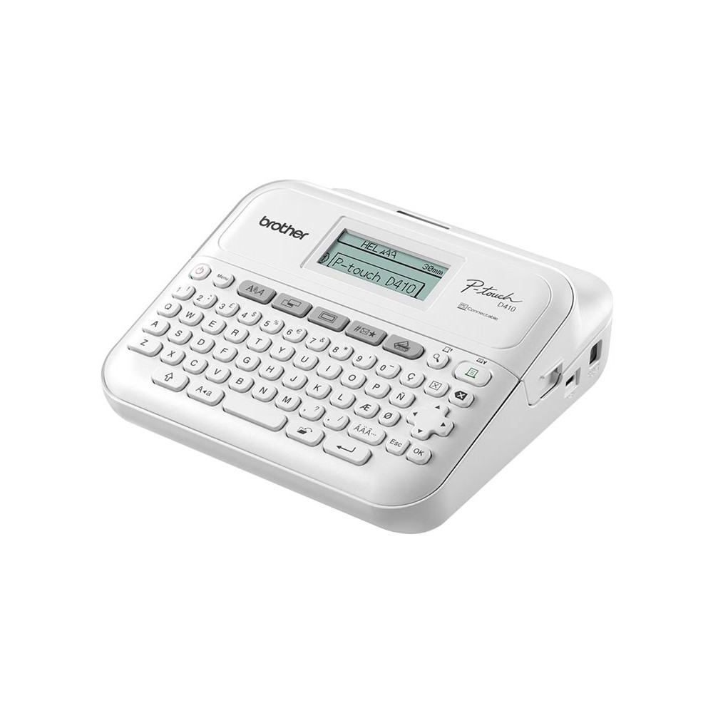 Produktbild för Brother P-Touch PT-D410 - etikettskrivare - svartvit - termisk överföring