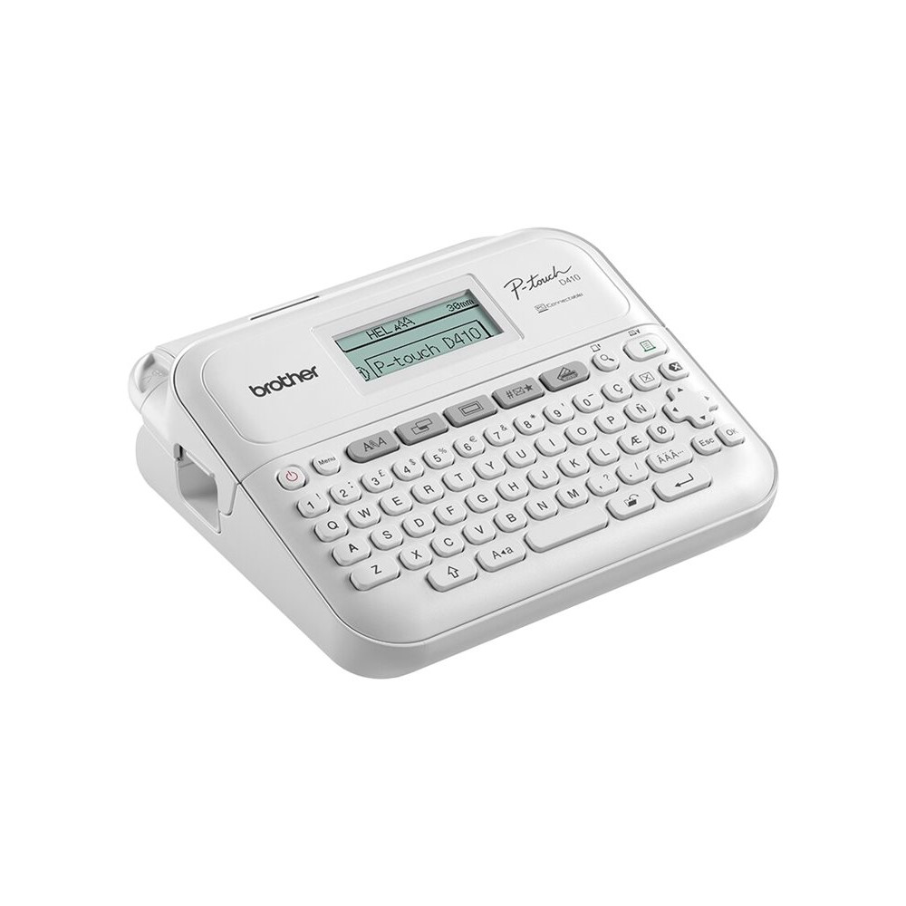 Produktbild för Brother P-Touch PT-D410 - etikettskrivare - svartvit - termisk överföring
