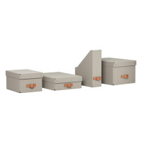Produktbild för Tidskriftssamlare Leitz Puro beige 2/fp