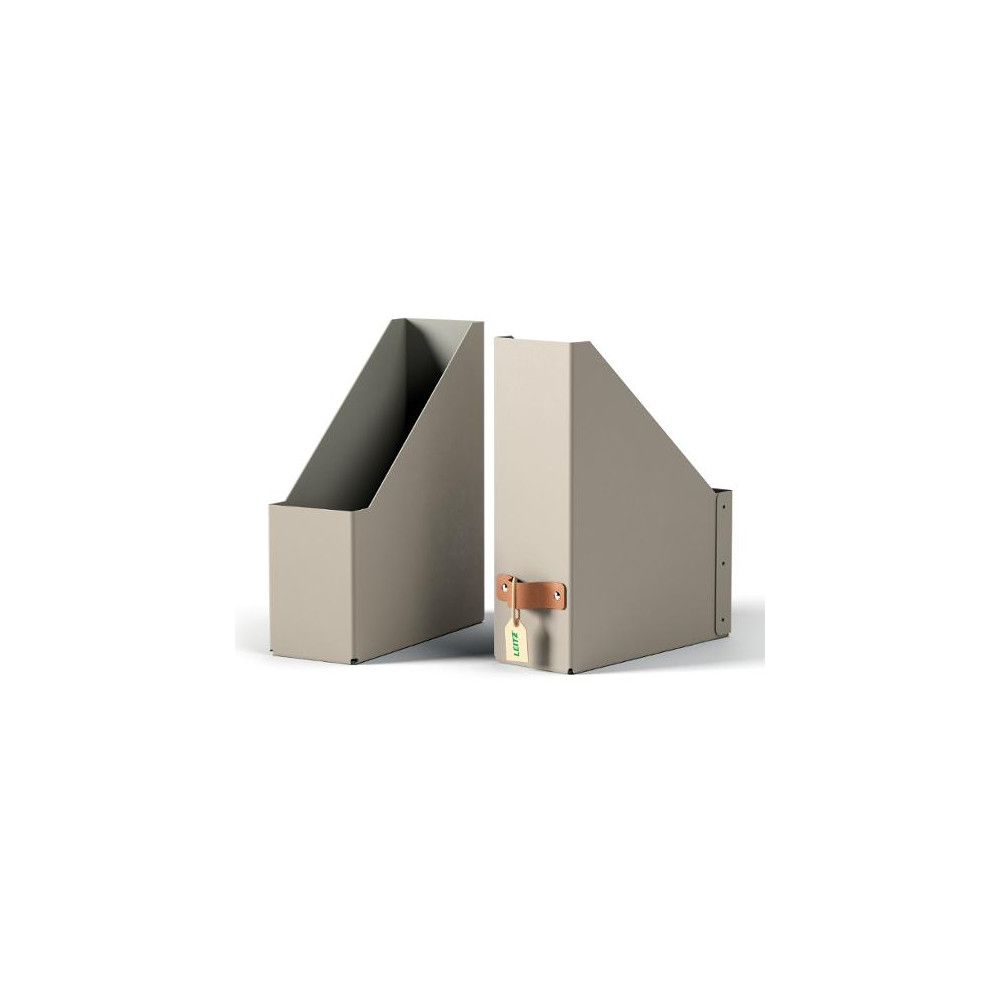 Produktbild för Tidskriftssamlare Leitz Puro beige 2/fp
