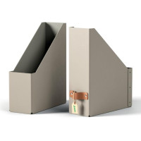 Produktbild för Tidskriftssamlare Leitz Puro beige 2/fp