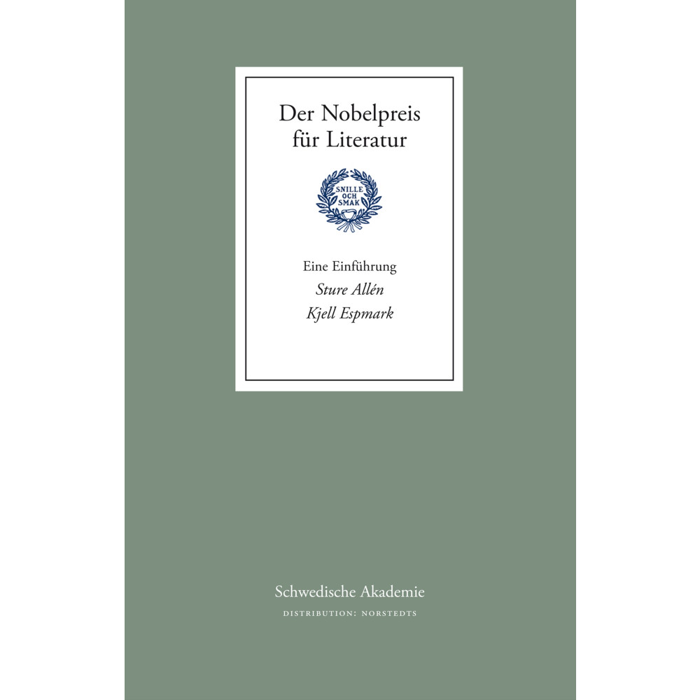 Produktbild för Der Nobelpreis für Literatur - Eine Einführung (häftad, ger)