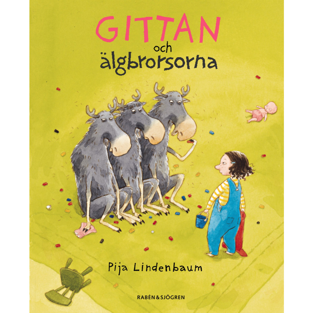 Produktbild för Gittan och älgbrorsorna (bok, kartonnage)