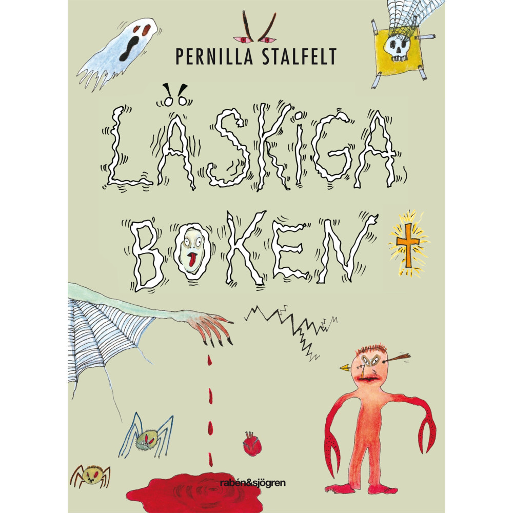 Produktbild för Läskiga boken (inbunden)