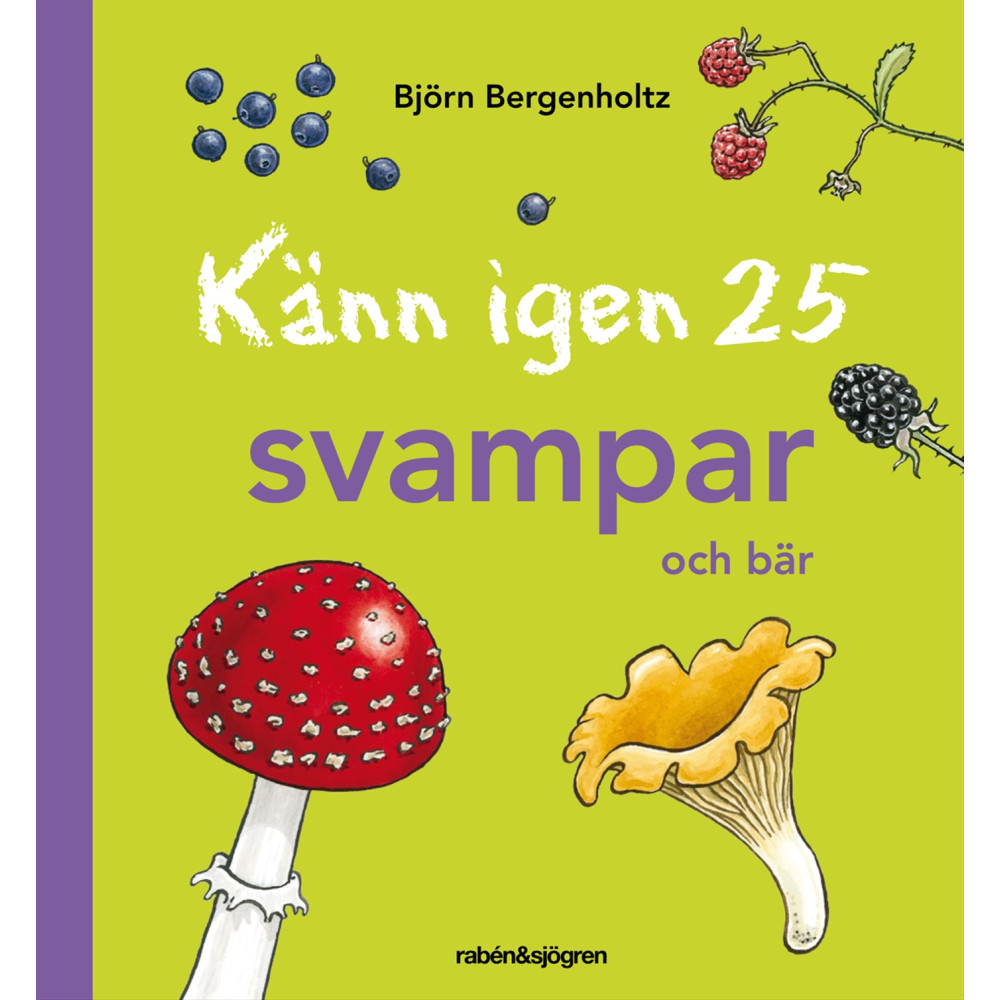 Produktbild för Känn igen 25 svampar och bär (inbunden)
