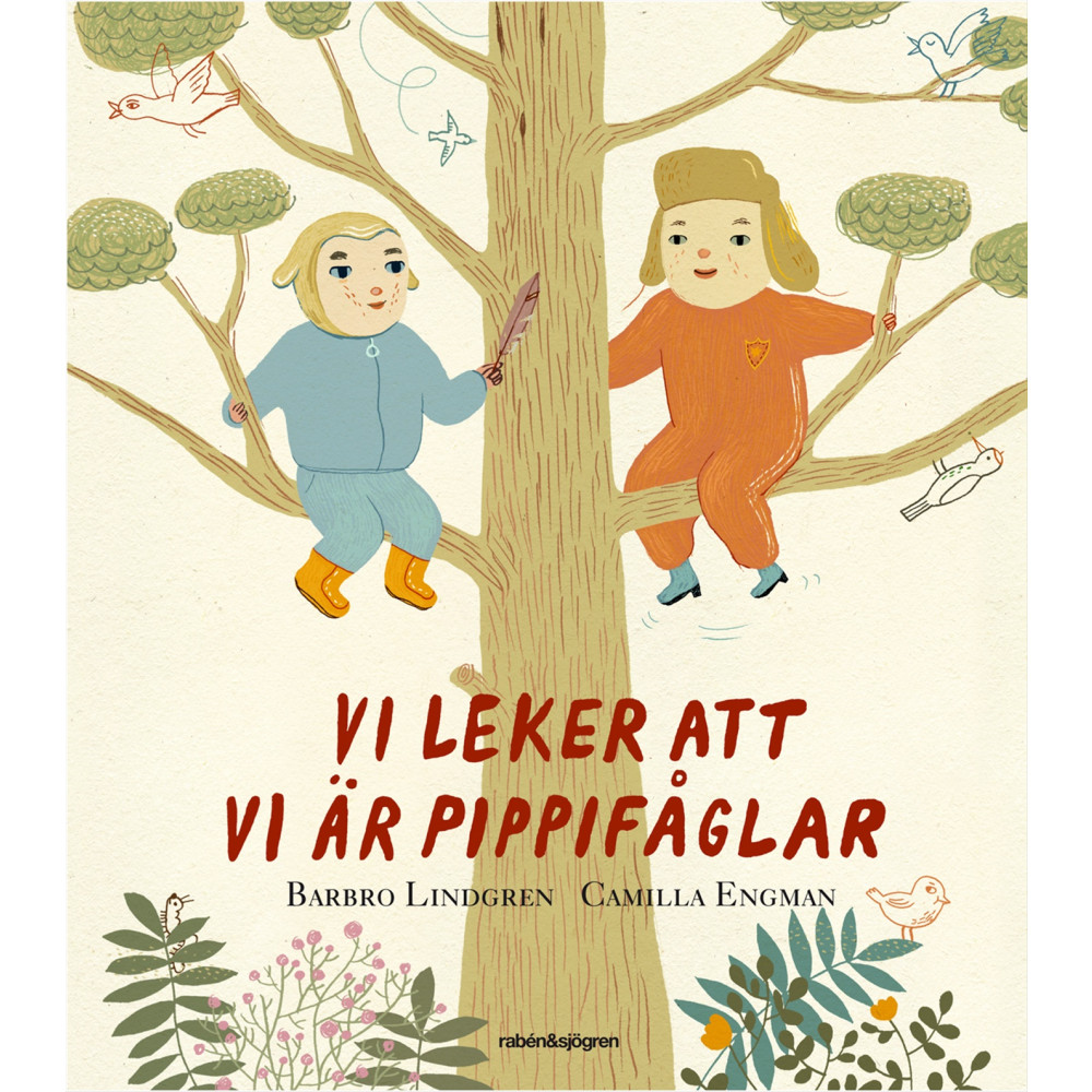 Produktbild för Vi leker att vi är pippifåglar (bok, kartonnage)