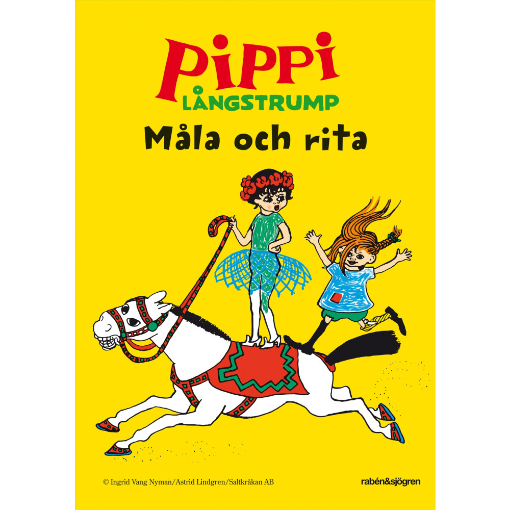 Produktbild för Pippi Långstrump Måla och rita