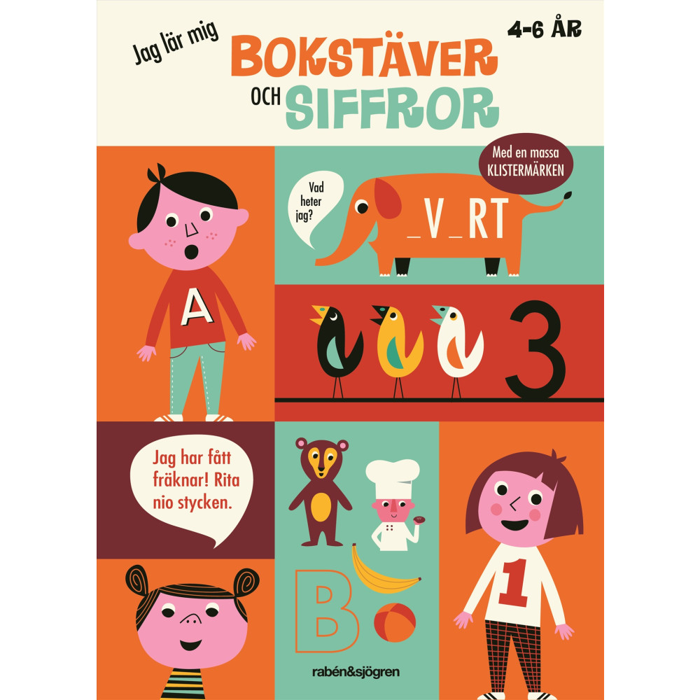 Produktbild för Jag lär mig bokstäver och siffor