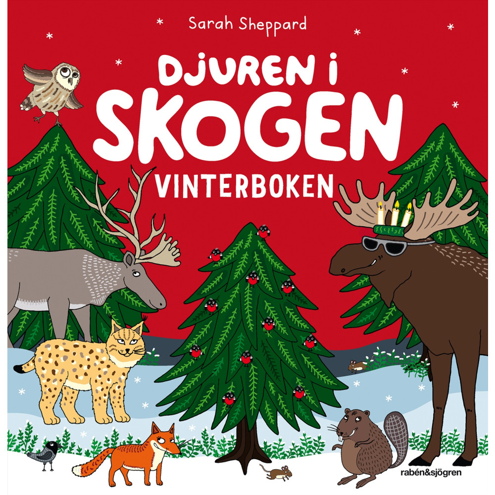 Produktbild för Djuren i skogen. Vinterboken (inbunden)