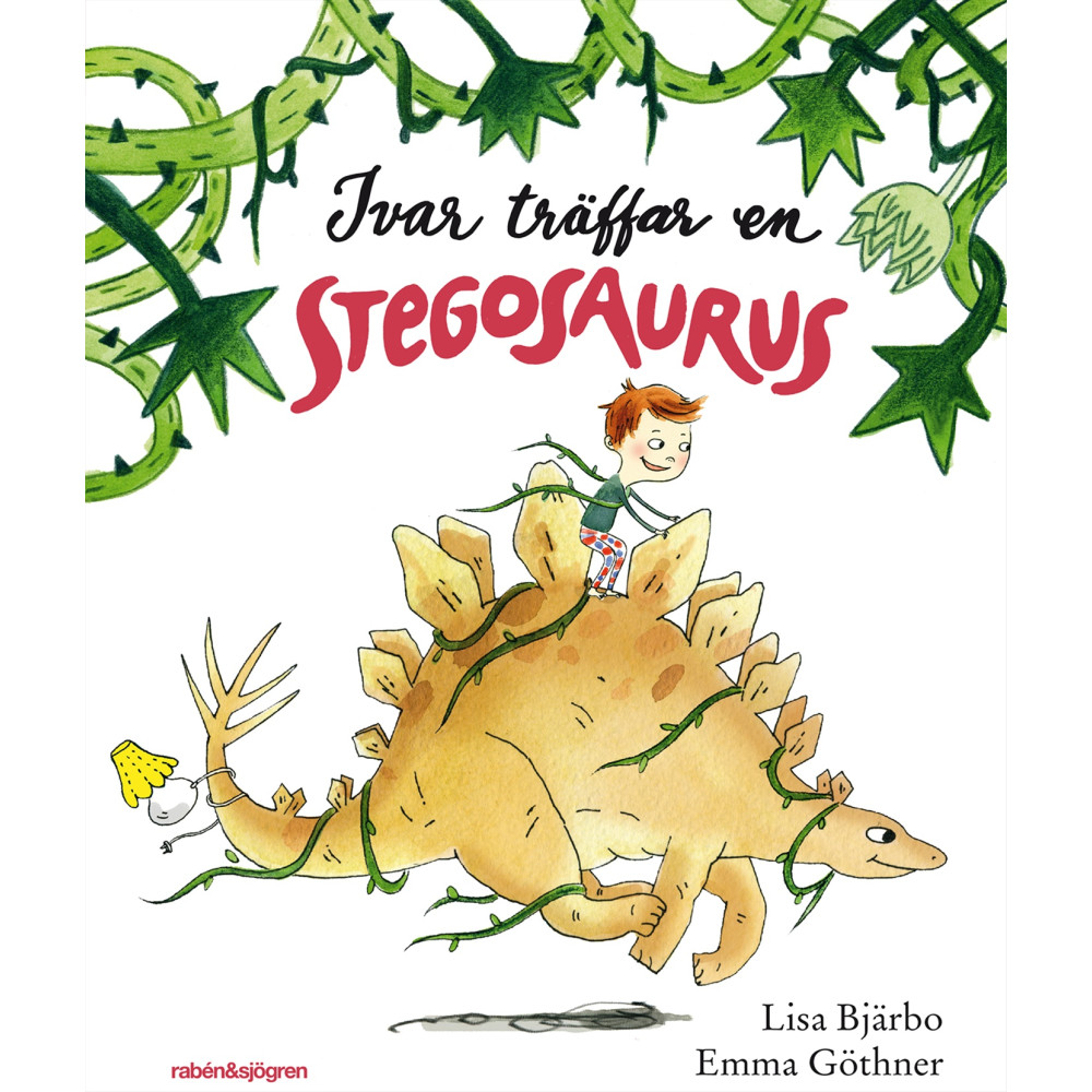 Produktbild för Ivar träffar en stegosaurus (inbunden)