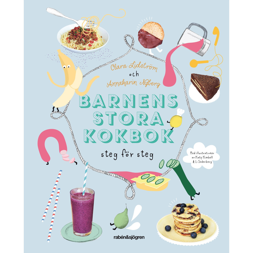 Produktbild för Barnens stora kokbok : steg för steg (inbunden)