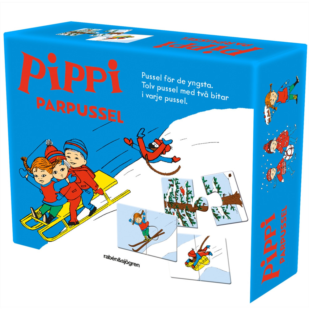 Produktbild för Pippi parpussel : Jul