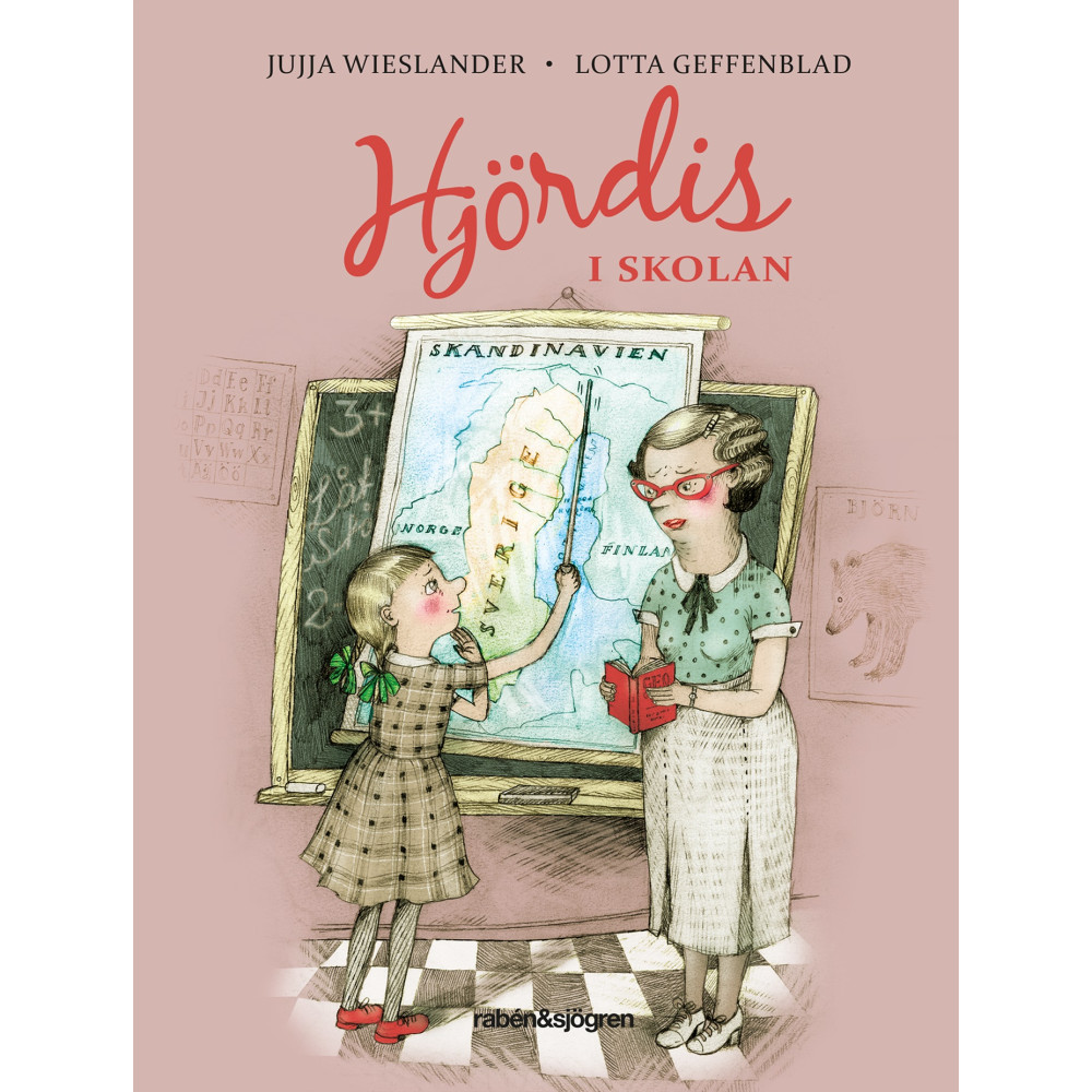 Produktbild för Hjördis i skolan (inbunden)